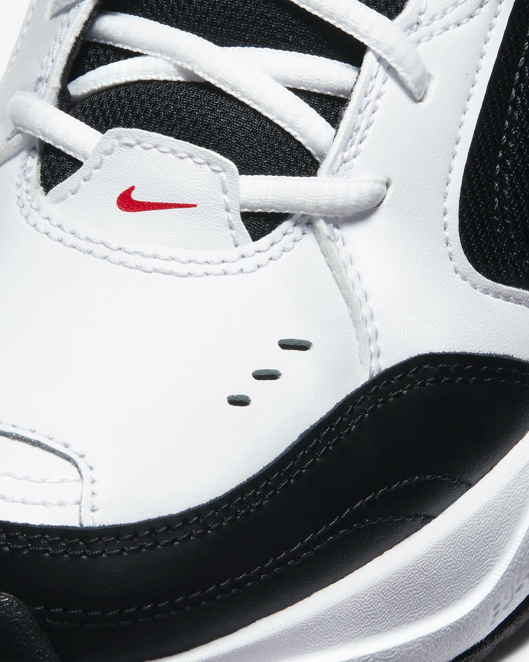 Nike Men's Air Monarch IV Running Shoes - White/Black (Size 101) - Comfortable Athletic Sneakers for Jogging, Gym & Casual Wear
