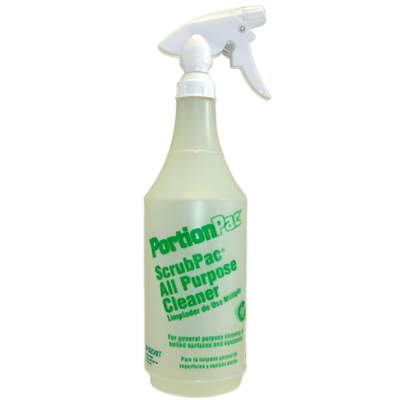 ScrubPac® Spray Bottle - Heavy Duty, Leak Proof, Chemical Resistant for Cleaning, Gardening & DIY Projects | Perfect for Home, Kitchen, Garage & Outdoor Use