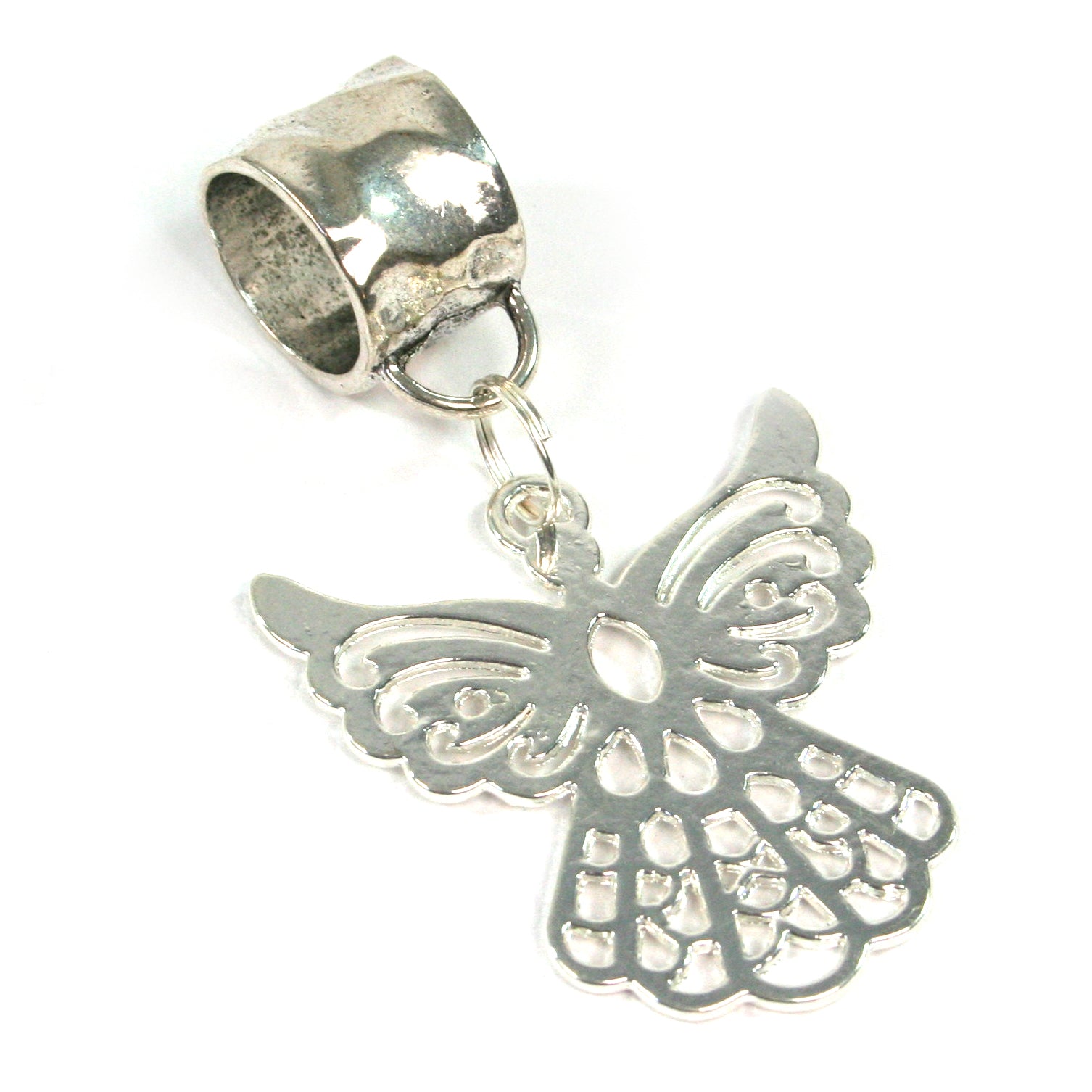 Angel Silhouette Scarf Jewelry - Elegant Necklace Pendant for Women | Perfect Gift for Christmas, Birthday & Special Occasions | Fashion Accessory for Parties, Weddings & Everyday Wear