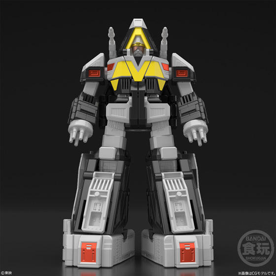 Bandai Shokugan Super MiniPla Power Rangers Denji Gattai Galaxy Mega & Delta Mega Model Kit – Build & Display Your Favorite Power Rangers Robots for Collectors & Fans