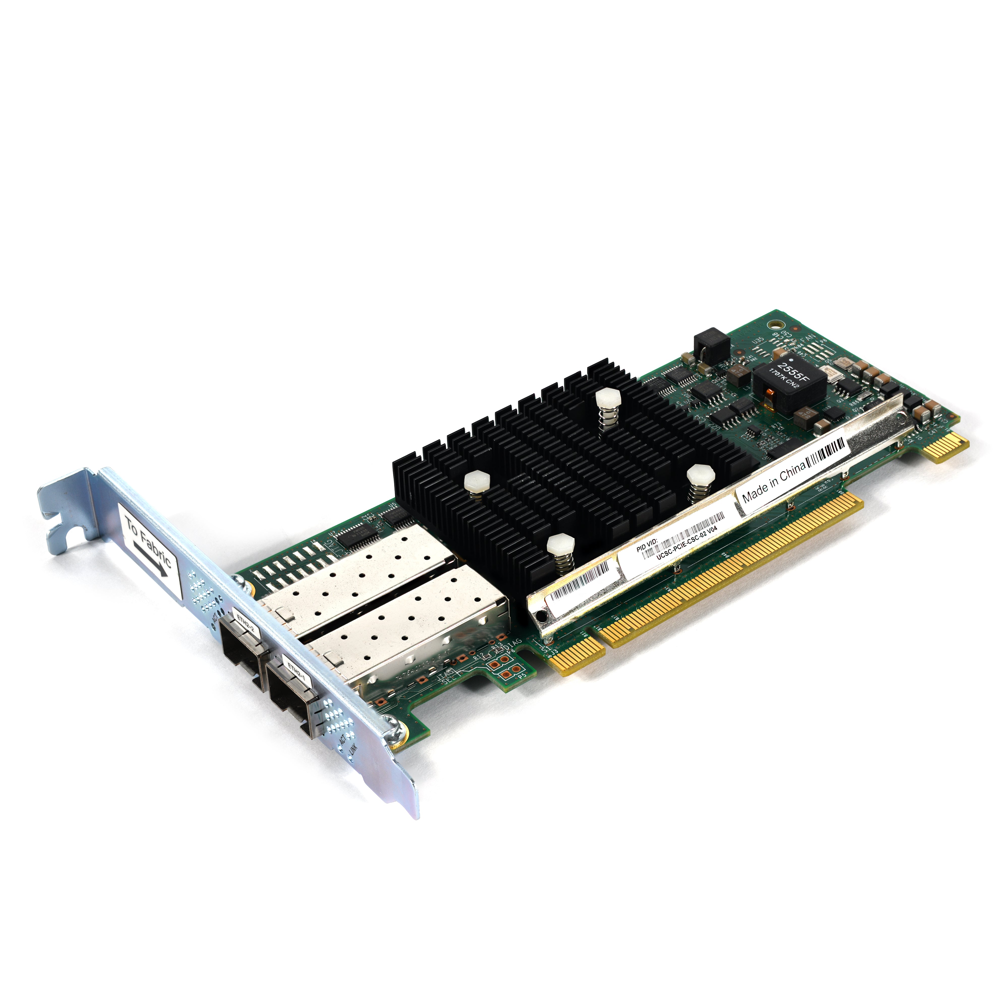 Cisco UCSC PCIE CSC 02 Dual Port 10GB SFP+ PCIe Virtual Interface Card VIC 1225 - High Speed Network Adapter for Servers, Data Centers & Virtualization Environments