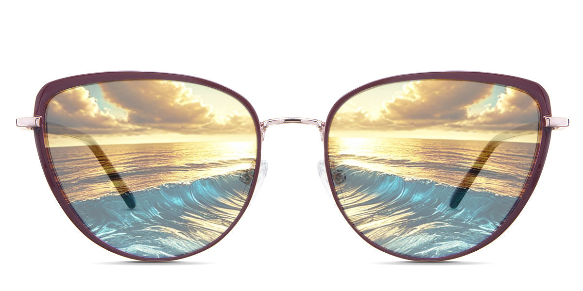 Trinity Women's Prescription Tinted Glasses - Stylish & UV Protection for Work, Driving & Outdoor Activities