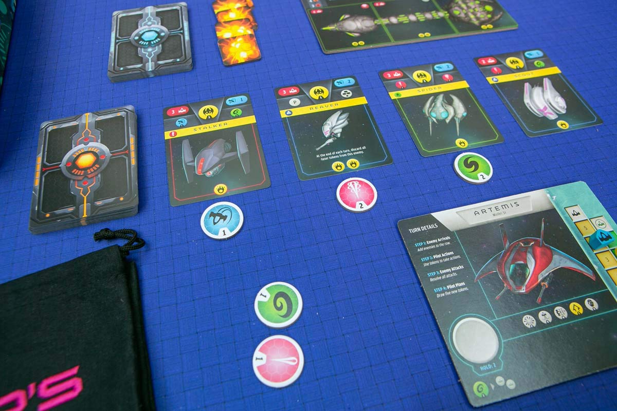 Warp's Edge Solo Bag-Building Game - Epic Space Combat Strategy Board Game for Adults & Teens Ages 10+ by Renegade Game Studios - Perfect for Family Game Nights & Solo Play Adventures