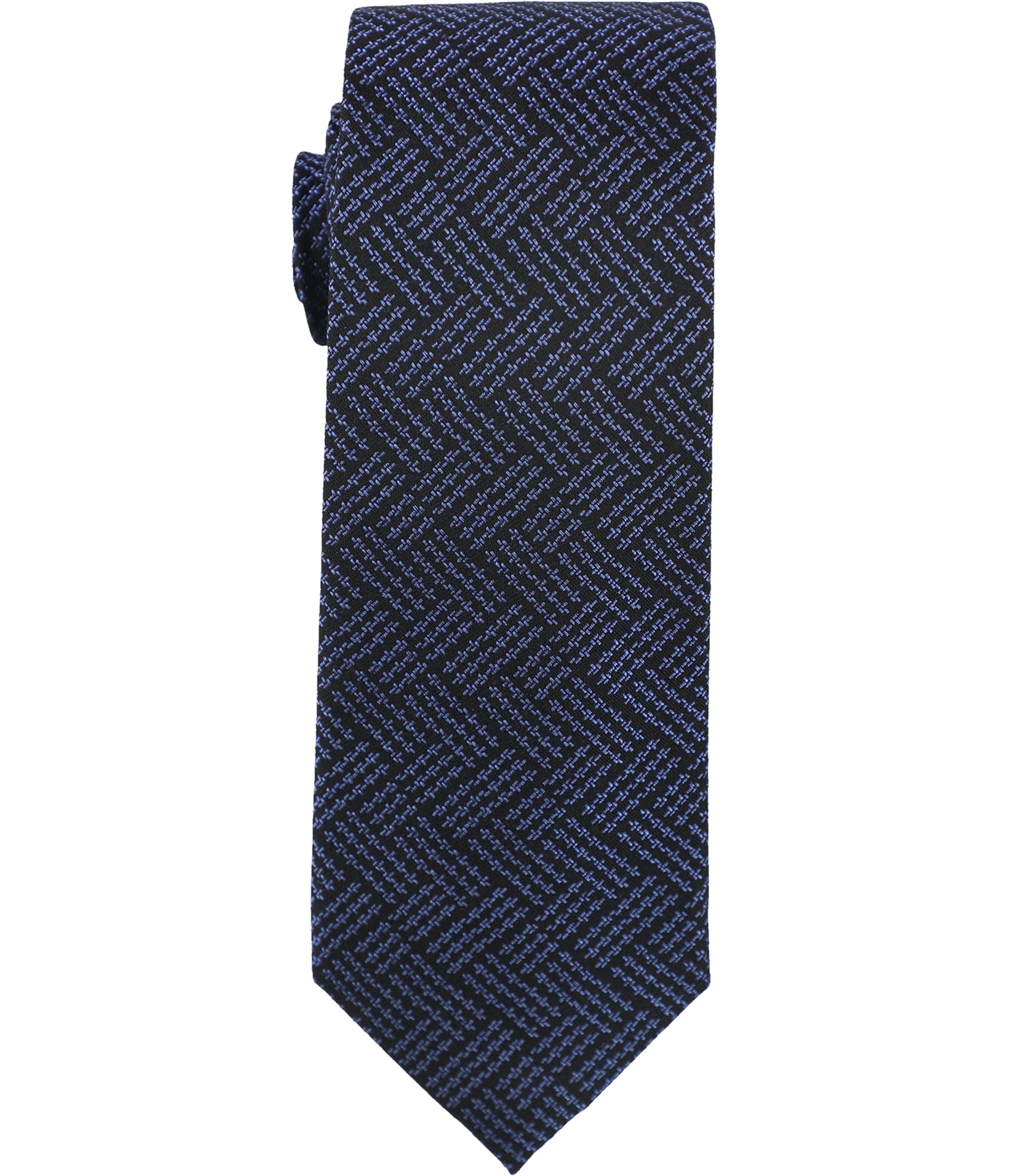 Alfani Men's Laconia Self-Tied Necktie - Classic Blue Neck Tie for Business, Wedding & Formal Occasions - One Size Fits All