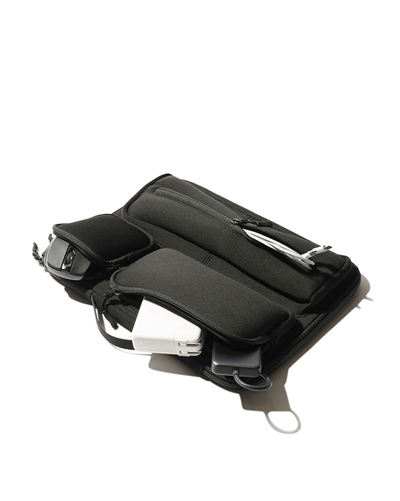 Multi Storage Laptop Case - Durable 15.6 Inch Computer Bag with Multiple Pockets for Work, School & Travel Accessories