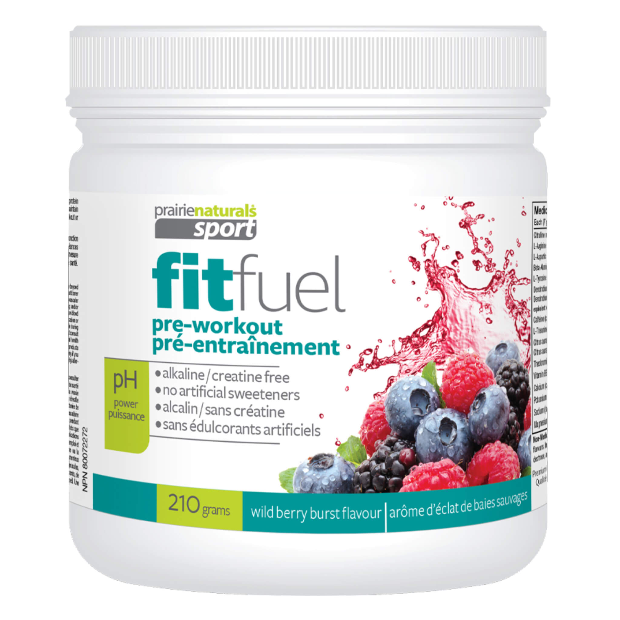FitFuel pH Balanced Pre Workout Powder - Energy Booster for Gym & Fitness Training, Muscle Recovery & Endurance | Best for Athletes & Bodybuilders