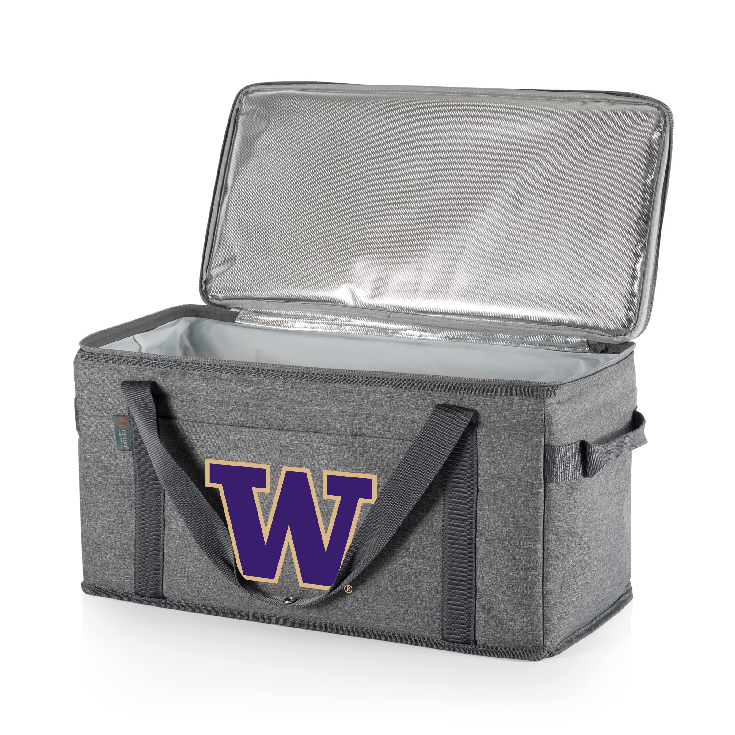 PICNIC TIME NCAA Unisex-Adult 64 Can Collapsible Cooler - Portable Insulated Picnic Cooler for Outdoor Camping, Beach, Tailgating & Sports Events