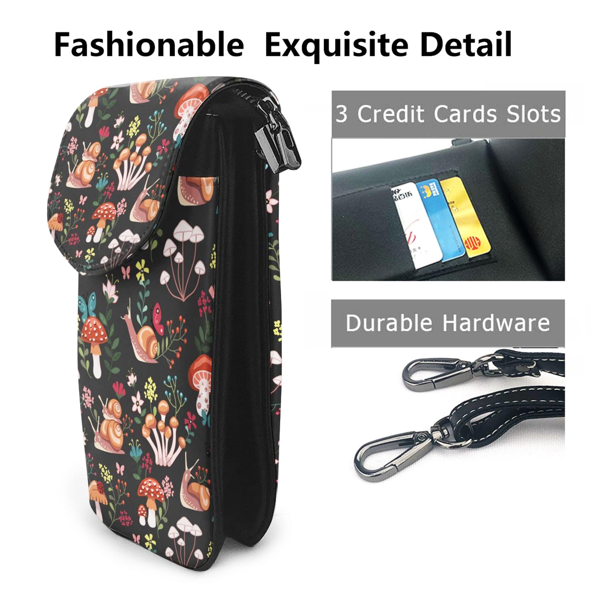 Stylish Women's Crossbody Bag - PU Leather Adjustable Shoulder Strap Phone Purse | Perfect for Everyday Use, Travel & Shopping