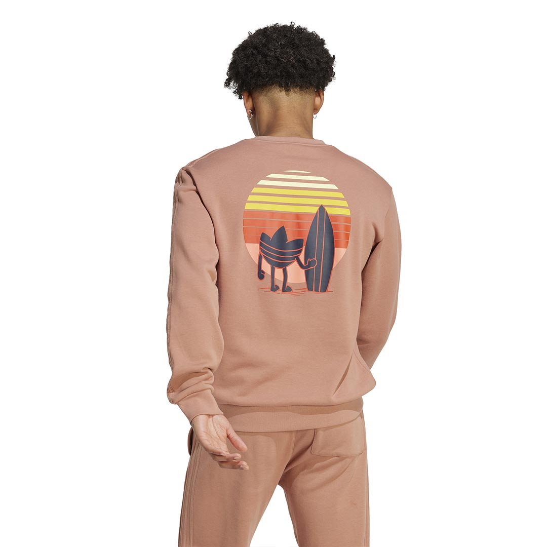 Adidas Men's Graphic Planet Sweatshirt (IC8863) - Stylish Casual Pullover Hoodie for Streetwear & Everyday Comfort