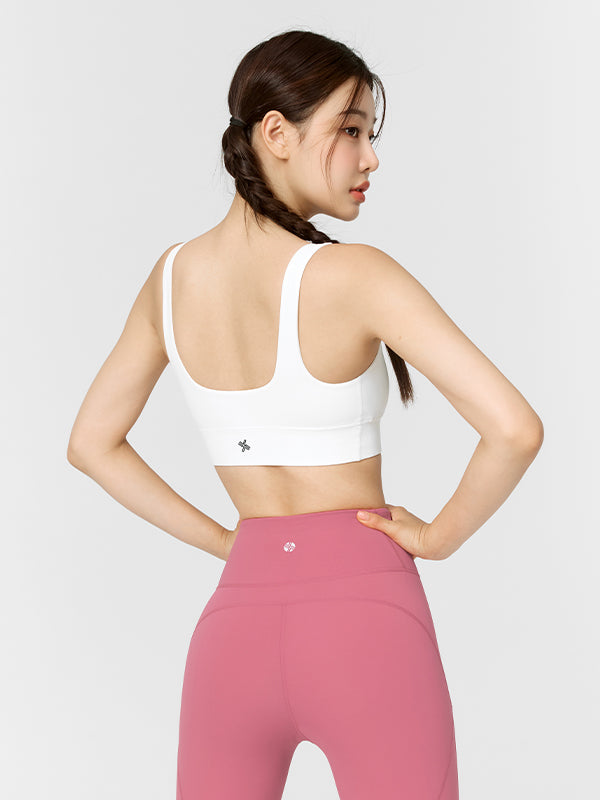 Black Label Power Rise Bra Top - High Support Sports Bra for Women, Seamless Workout Top for Running, Yoga & Gym - Comfortable & Breathable Activewear