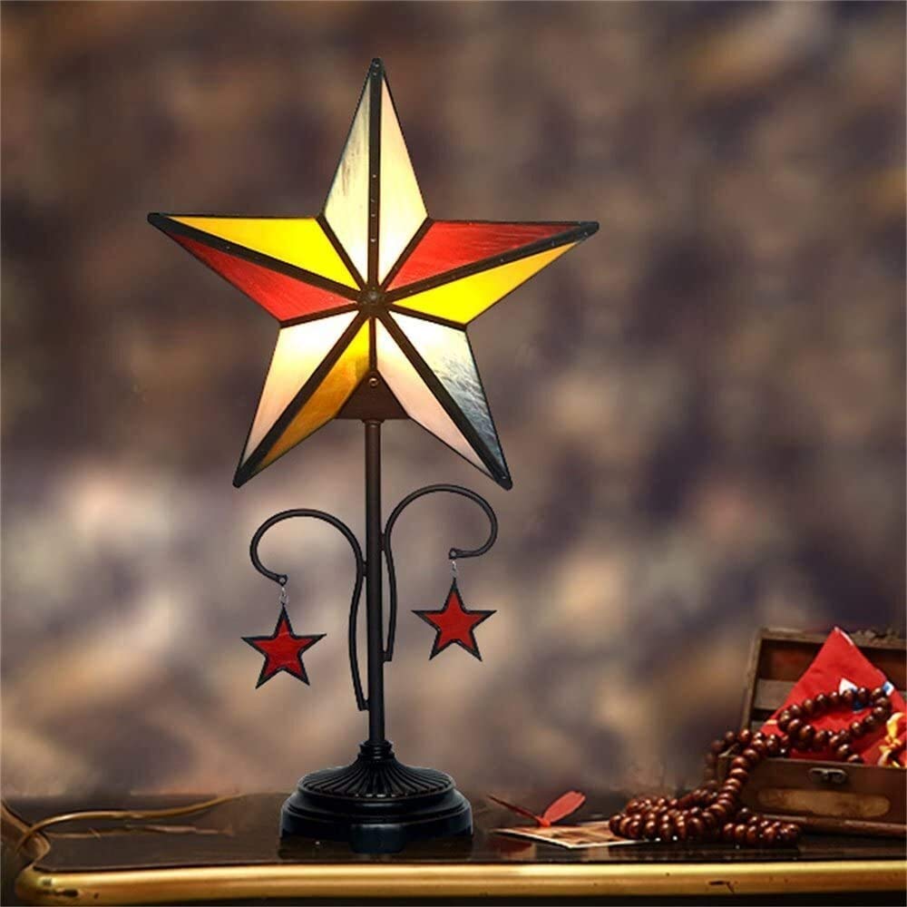 Vintage American Retro Desk Lamp - Adjustable Warm Light for Study, Reading & Bedroom Decor | Dimmable LED Color Changing Night Light for Home Office & Dorm Room