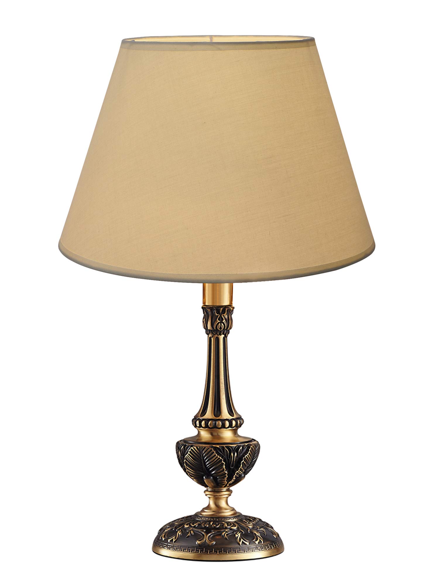 DULEE Table Lamp - 6.3 cm Modern Bedside & Wall Lamp in Pure Beige, 6