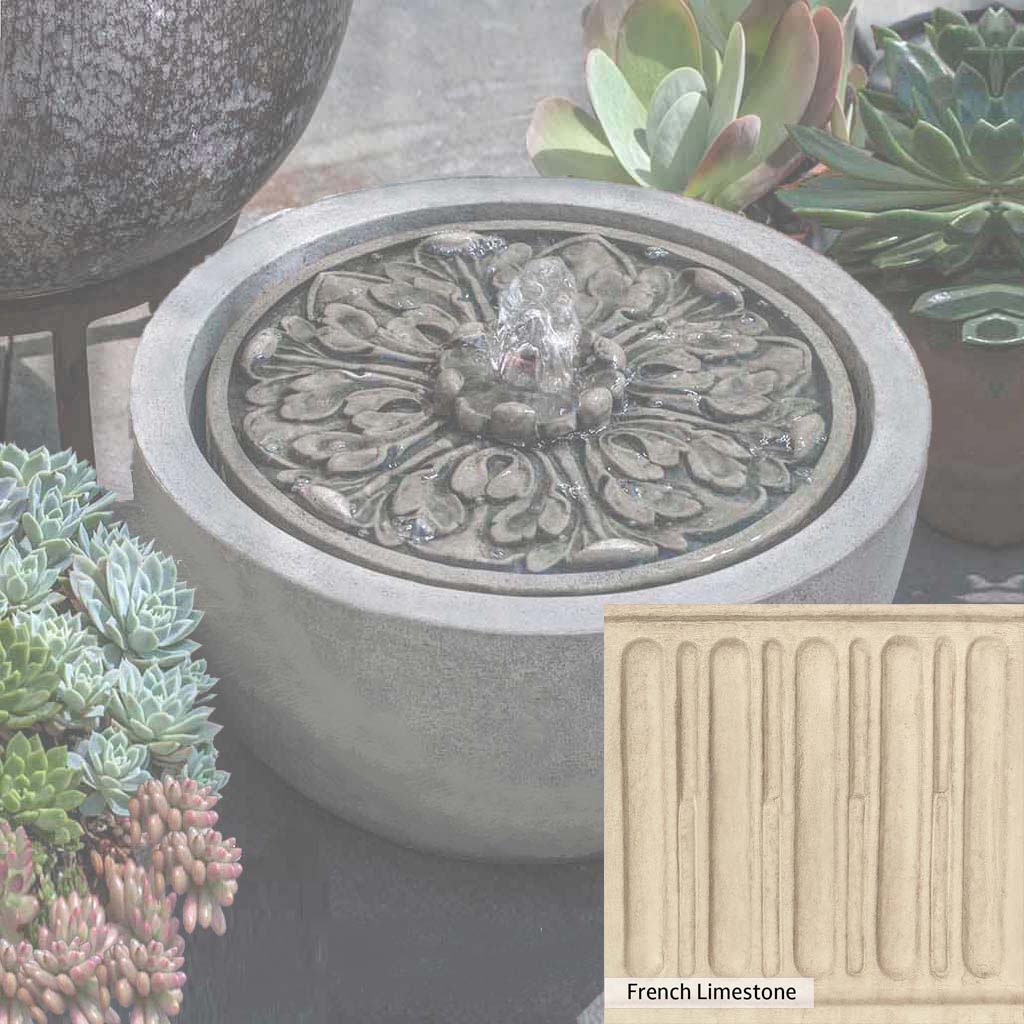 Campania International M Series Medallion Fountain - Outdoor Garden Water Feature for Patio, Yard & Landscape Decor | Classic Roman Design Waterfall Fountain