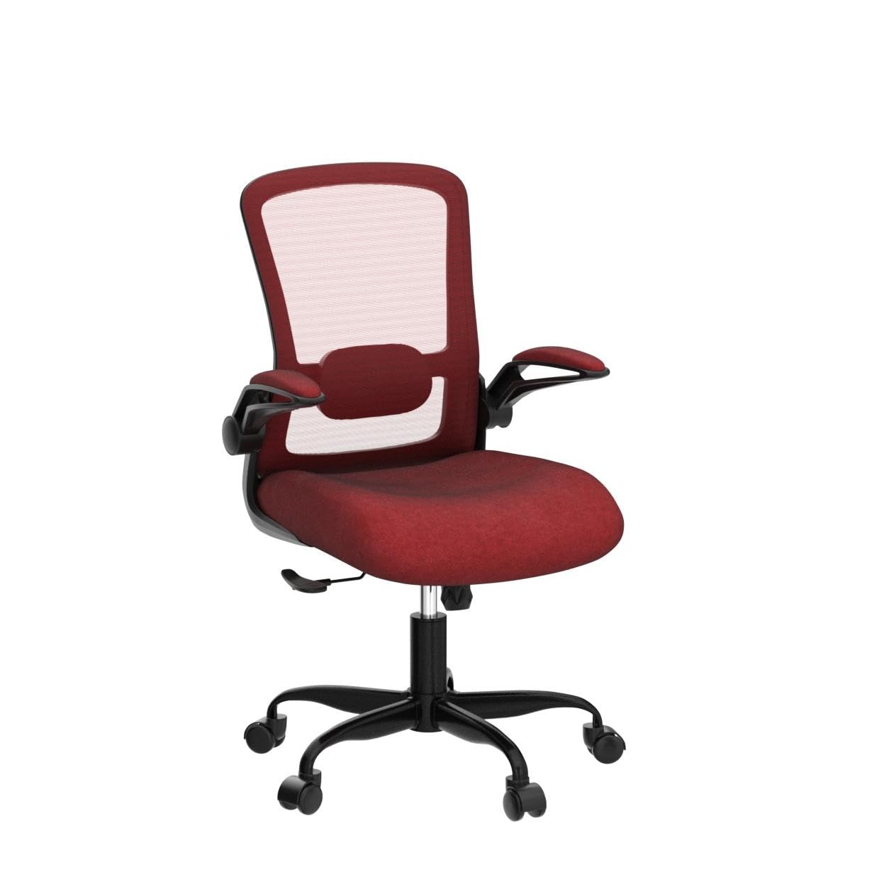 Ergonomic Office Chair with Adjustable Lumbar Support & High Back Mesh - BIFMA Certified Executive Desk Chair with Flip-Up Armrests for Home Office & Workspace - Perfect for Long Hours of Comfortable Computer Work