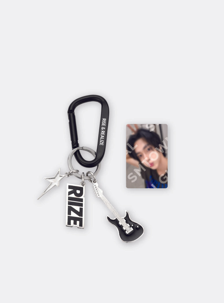 RIIZE On The Sing Street Pop-Up Carabiner Keychain Set - Durable Clip Key Rings for Keys, Bags & Outdoor Gear - Perfect for Hiking, Camping & Everyday Use