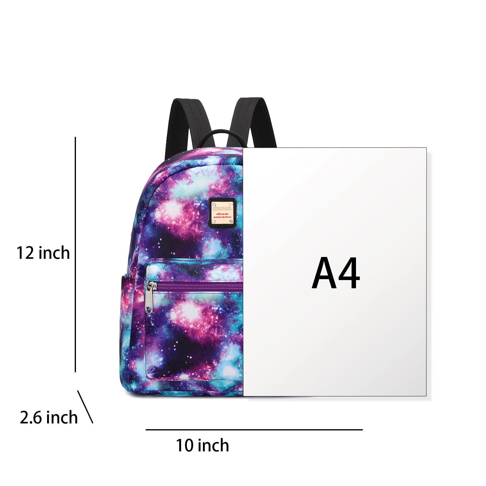 Cusangel Mini Backpack for Girls - 10L Cute Small Backpack with Multiple Pockets, Fashion Travel Backpack for Women & Teens, Lightweight Shoulder Bag for School, Shopping, and Outdoor Adventures