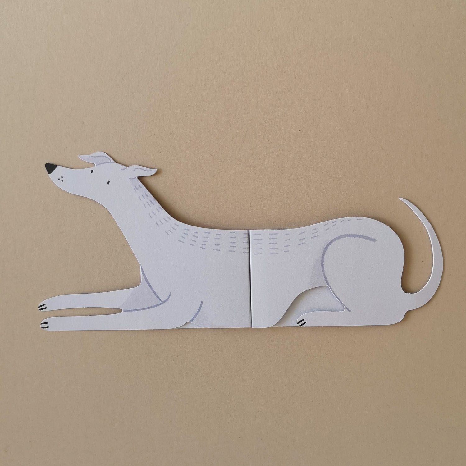 Bryony Moss Long Doggo Finn Card - Funny Dog Lover Greeting Card for Birthdays, Holidays & Special Occasions - Perfect Gift for Pet Owners & Dog Enthusiasts