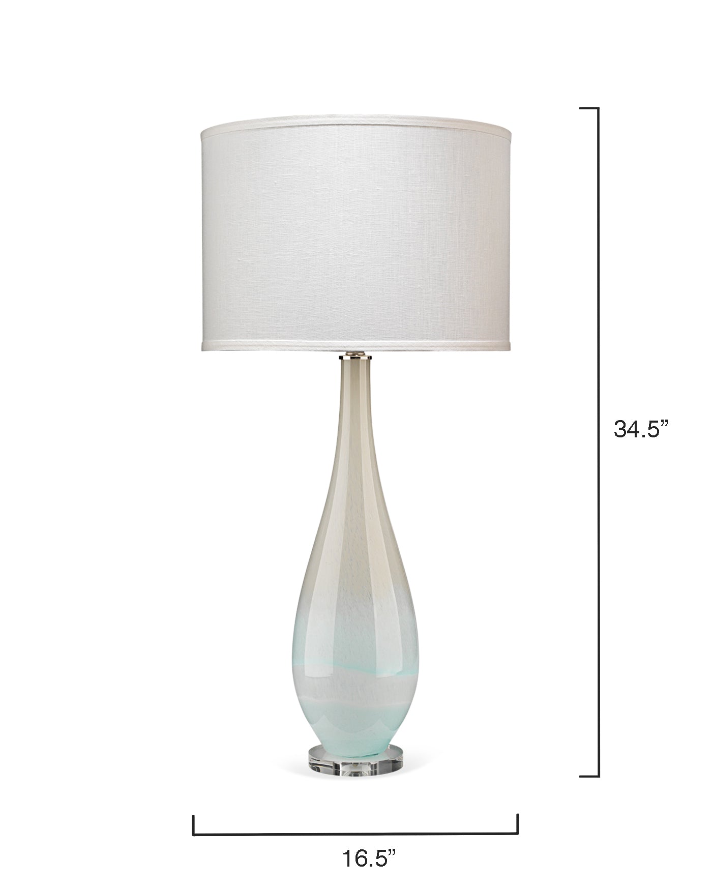 Modern Dewdrop Table Lamp in Blue - Stylish Bedside & Living Room Lighting for Home Decor