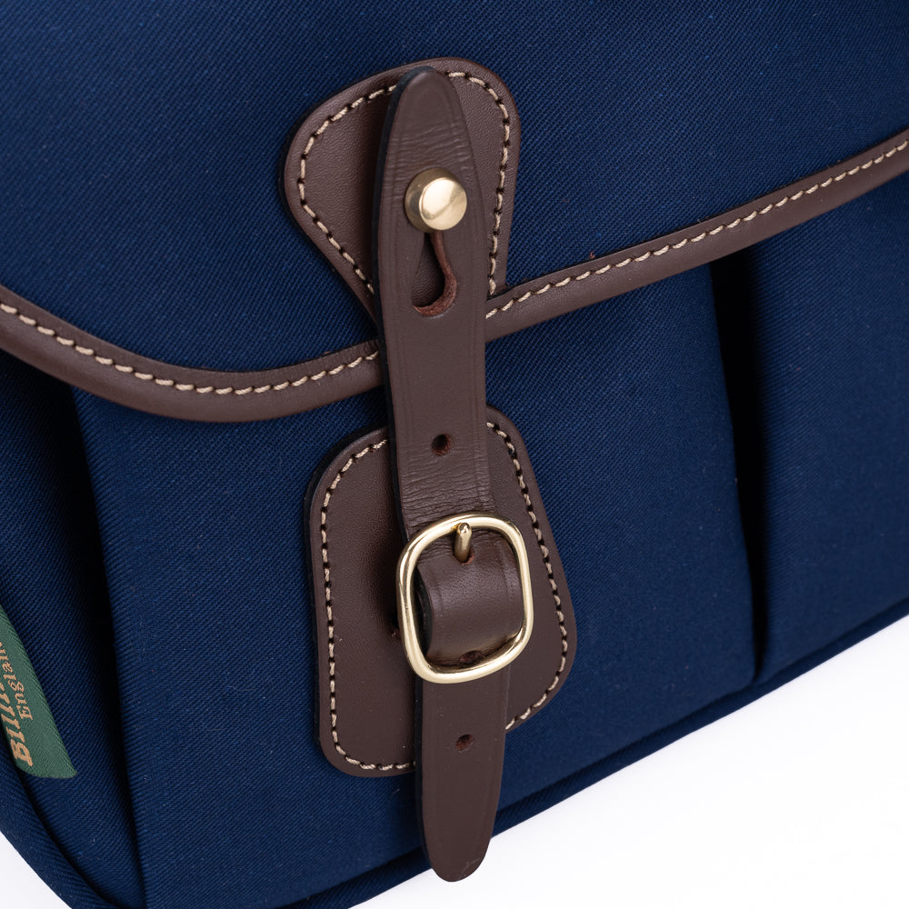 Billingham Hadley Pro Small Camera Bag - Navy Canvas Waterproof DSLR Shoulder Bag for Travel & Photography