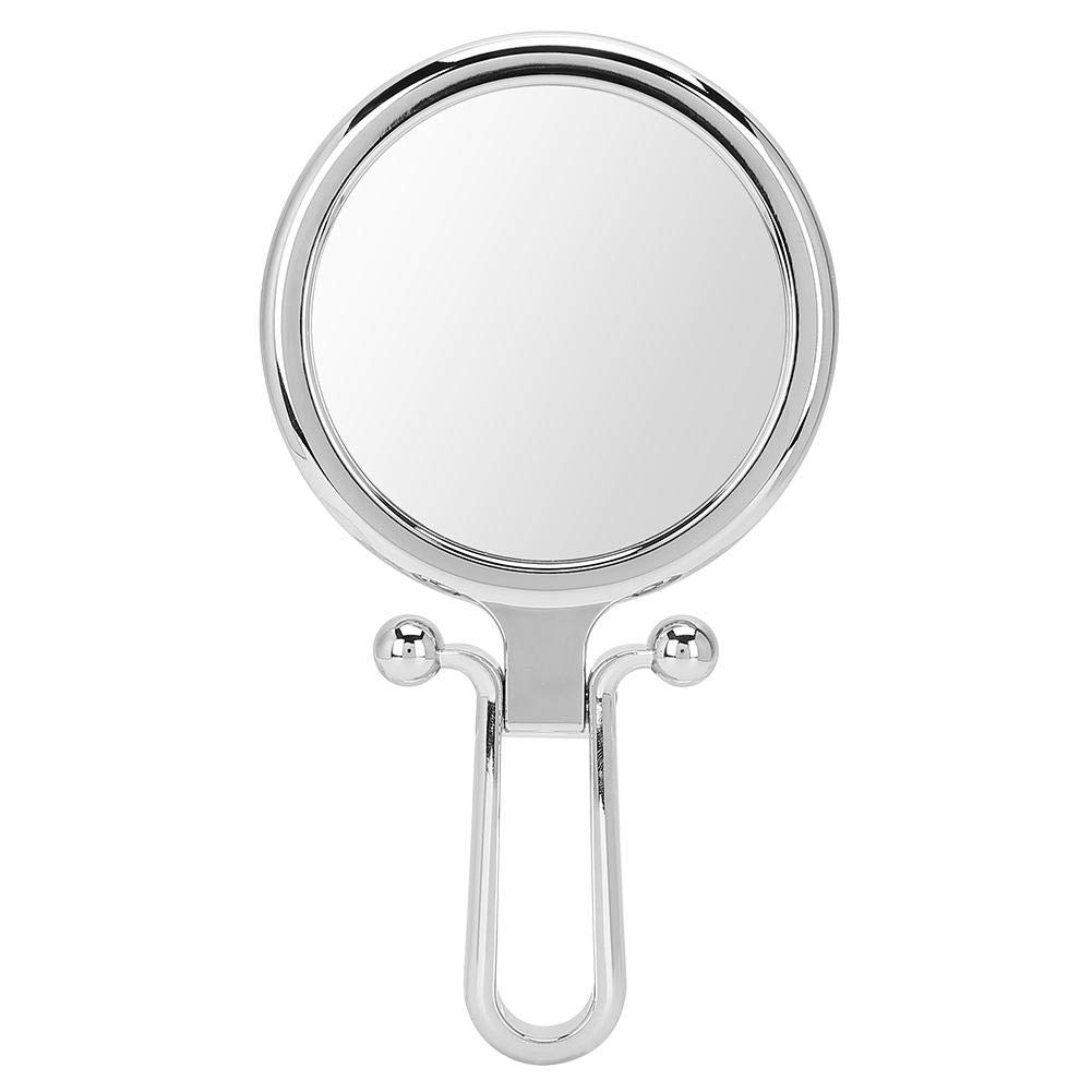 5X Magnification Cosmetic Mirror - Adjustable Double-Sided Vanity Mirror with Stand, Round Makeup Mirror for Dressing Table, Perfect for Home Makeup, Salon & Travel Beauty Essentials