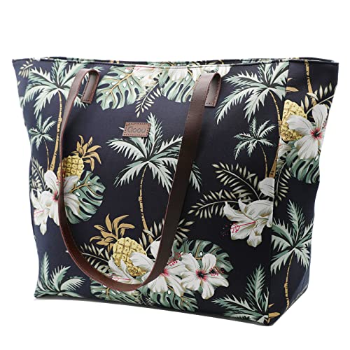 Tropical Floral Beach Bag