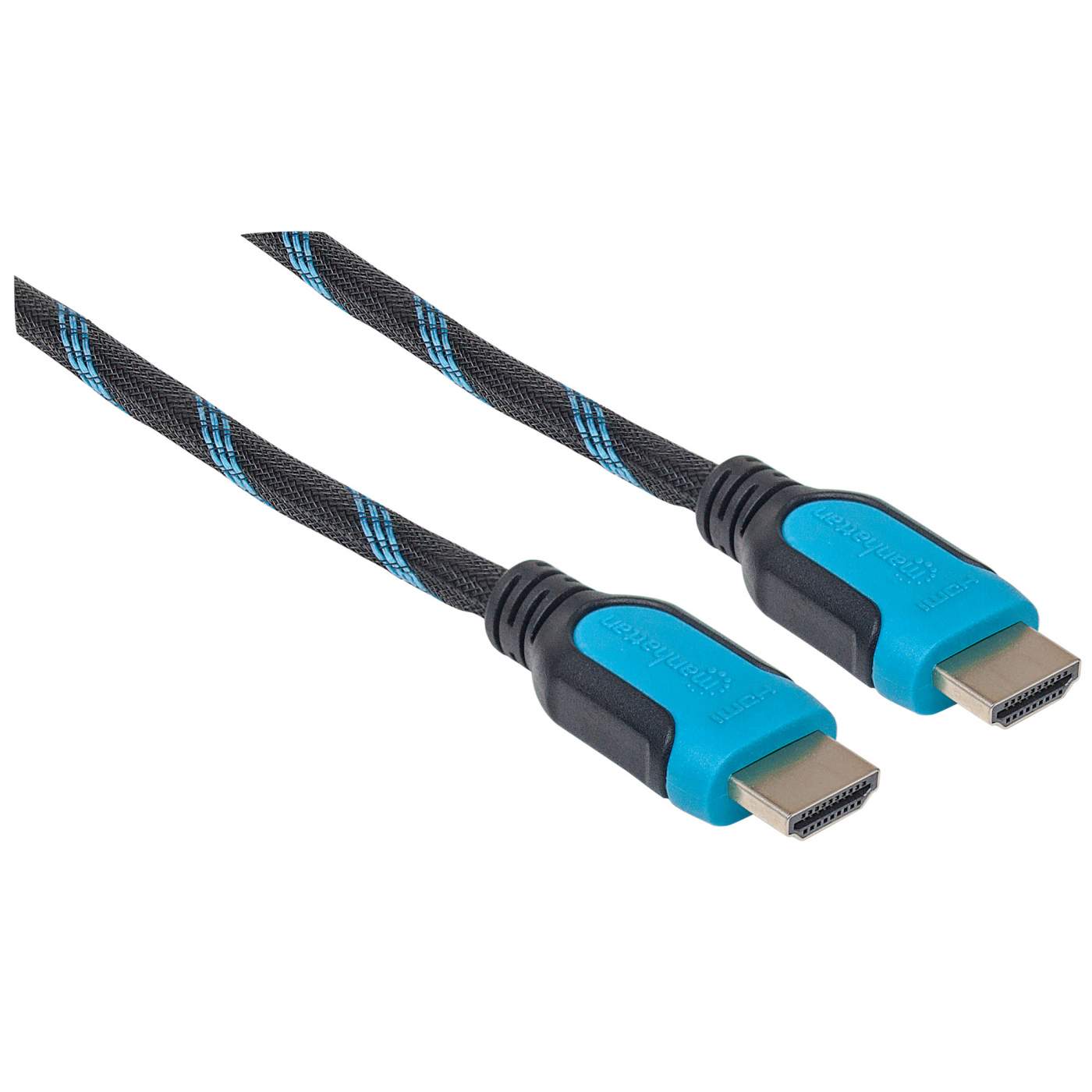 Premium Braided High-Speed HDMI Cable with Ethernet - 4K 60Hz, 18Gbps, HDR, ARC - Perfect for Home Theater, Gaming, and 4K TV Setup