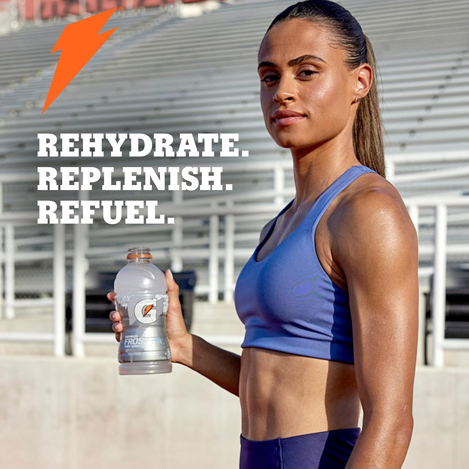 Gatorade Thirst Quencher Sports Drink - Frost Glacier Freeze Flavor, 12oz Bottles (12 Pack) | Electrolyte Rehydration for Athletes | Perfect for Workouts, Sports & Outdoor Activities