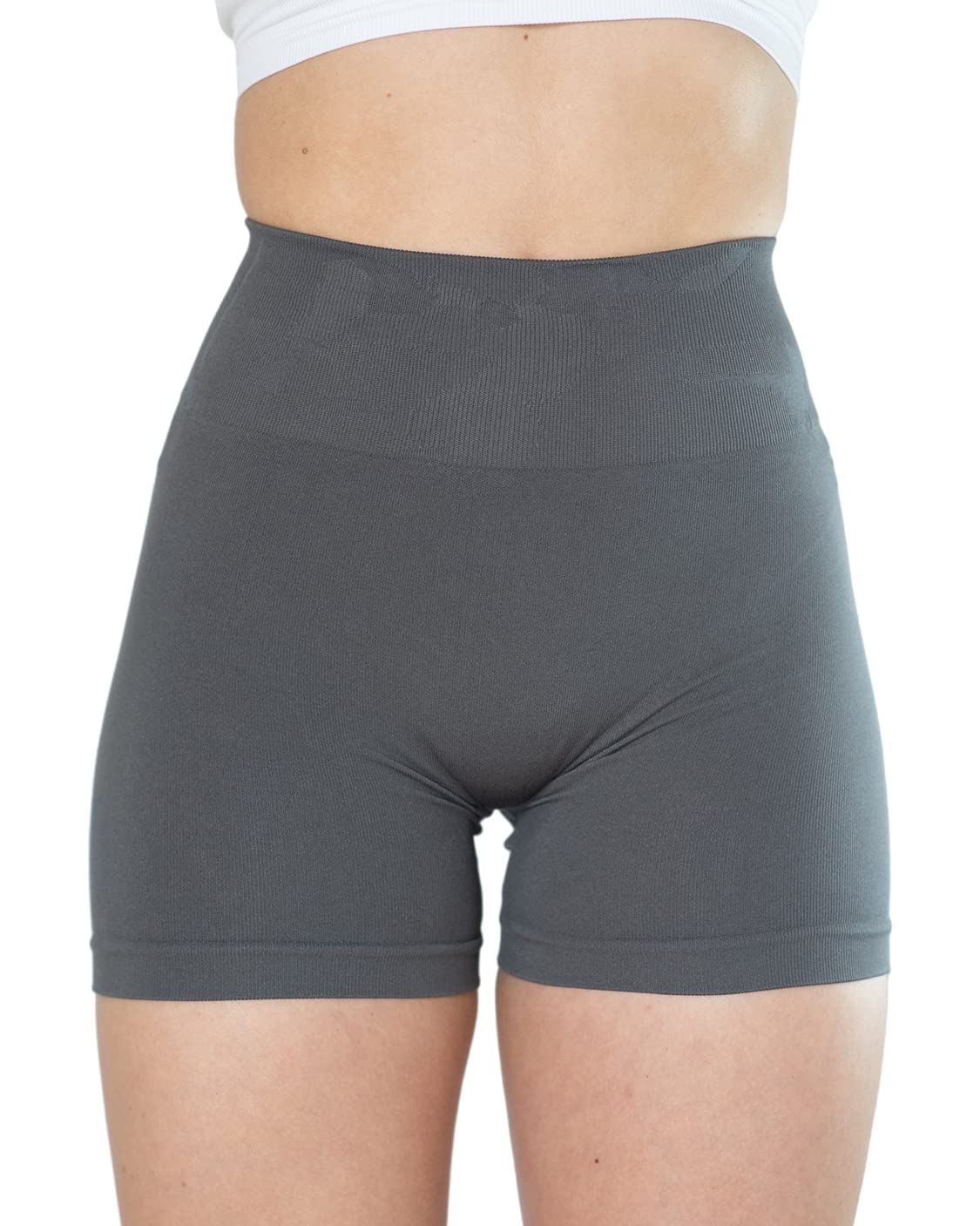 AUROLA Women's Seamless Camo Workout Shorts with Subtle Logo & Scrunch Design - Perfect for Yoga, Running & Gym
