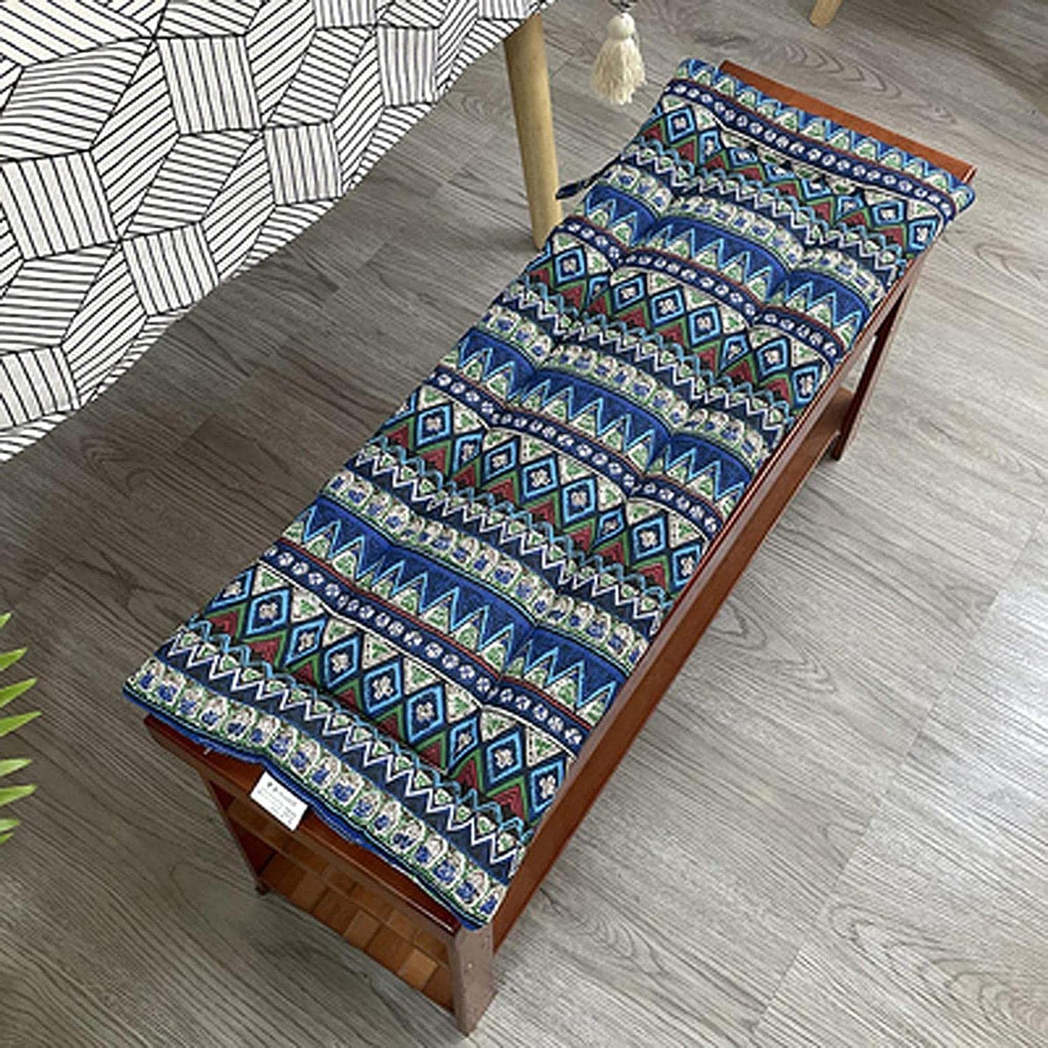 Premium Indoor/Outdoor Bench Cushion - Thick Cotton Garden Furniture Seat Pad for Loveseats, Sofas & Swing Chairs - Water-Resistant Patio Cushion for Deck, Porch & Backyard Relaxation