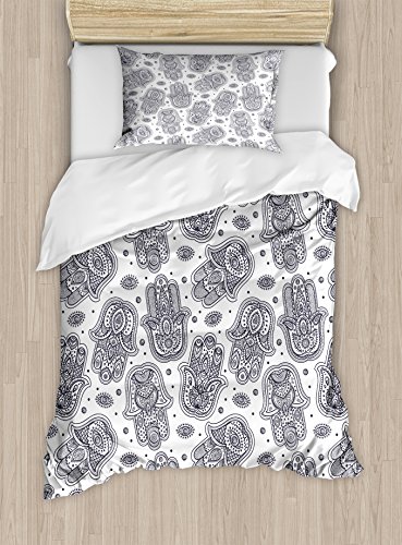 Dark Grey and White