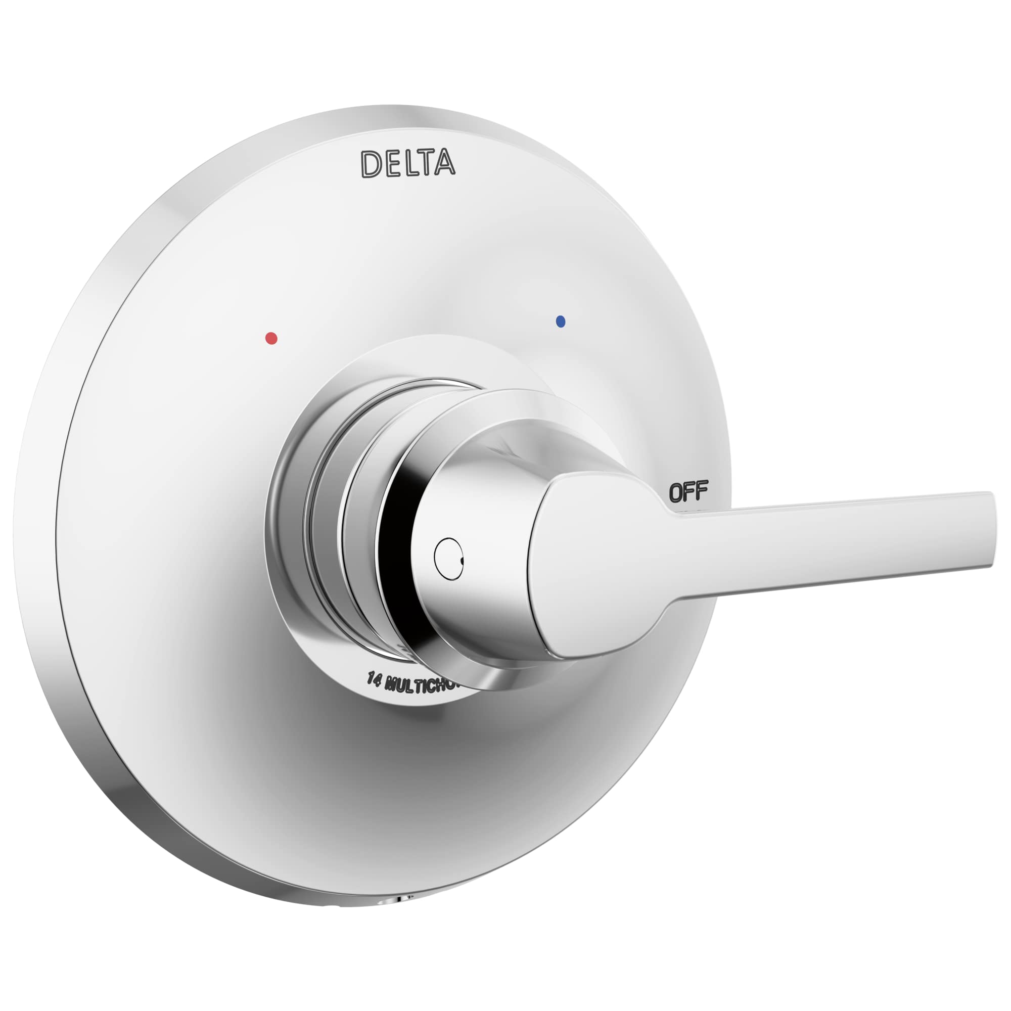 Delta Shower Valve Trim Kit - Galeon Series T14072-PR in Lumicoat Chrome | Replacement Handle for Delta Shower Systems & Faucets | Perfect for Bathroom Renovations & Shower Upgrades (Valve Not Included)