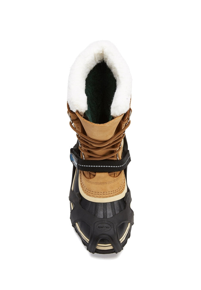 Icetrax V3 Tungsten Ice Cleats with Adjustable Velcro Straps - Non-Slip Traction for Winter Hiking, Running & Outdoor Activities