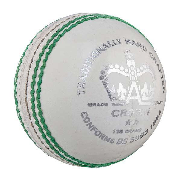 Gray Nicolls Crown 2 Star Cricket Ball - Premium Leather Cricket Ball for Matches & Practice - Perfect for Club Games, Training Sessions & Competitive Play