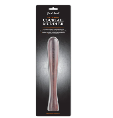 Premium Solid Wood Cocktail Muddler - Bar Tool for Mixing Mojitos, Old Fashioned & Mint Juleps - Perfect for Home Bars & Professional Bartenders