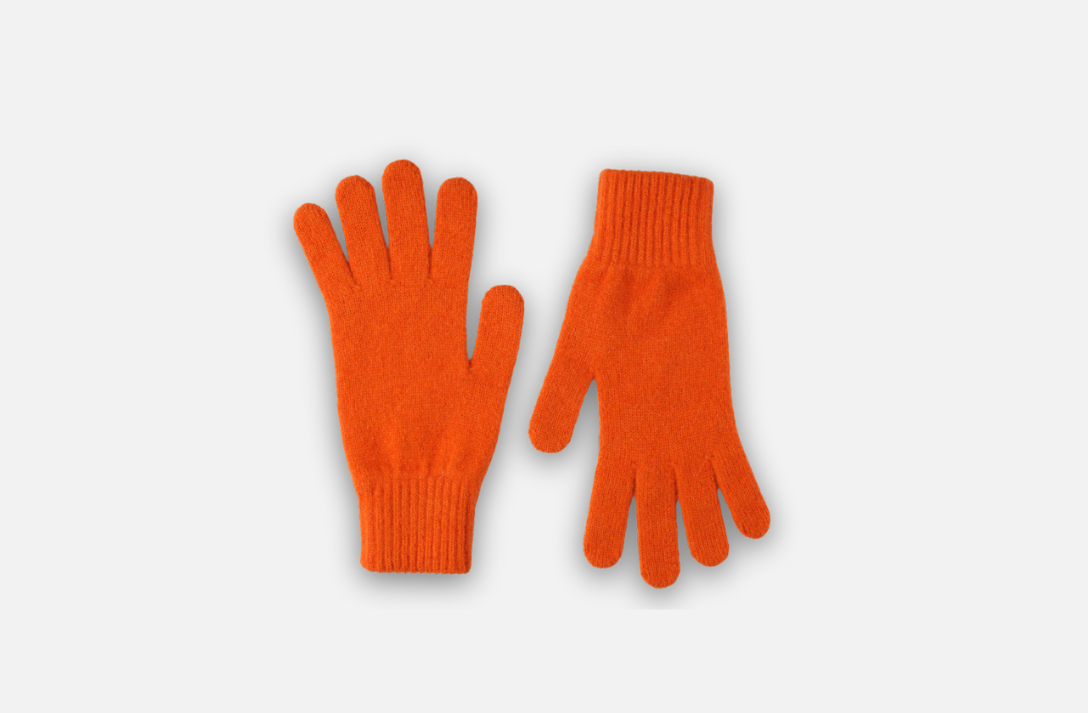 Premium Orange Oban Gloves - Winter Warm Touchscreen Gloves for Men & Women - Outdoor Sports, Skiing, Running & Daily Use