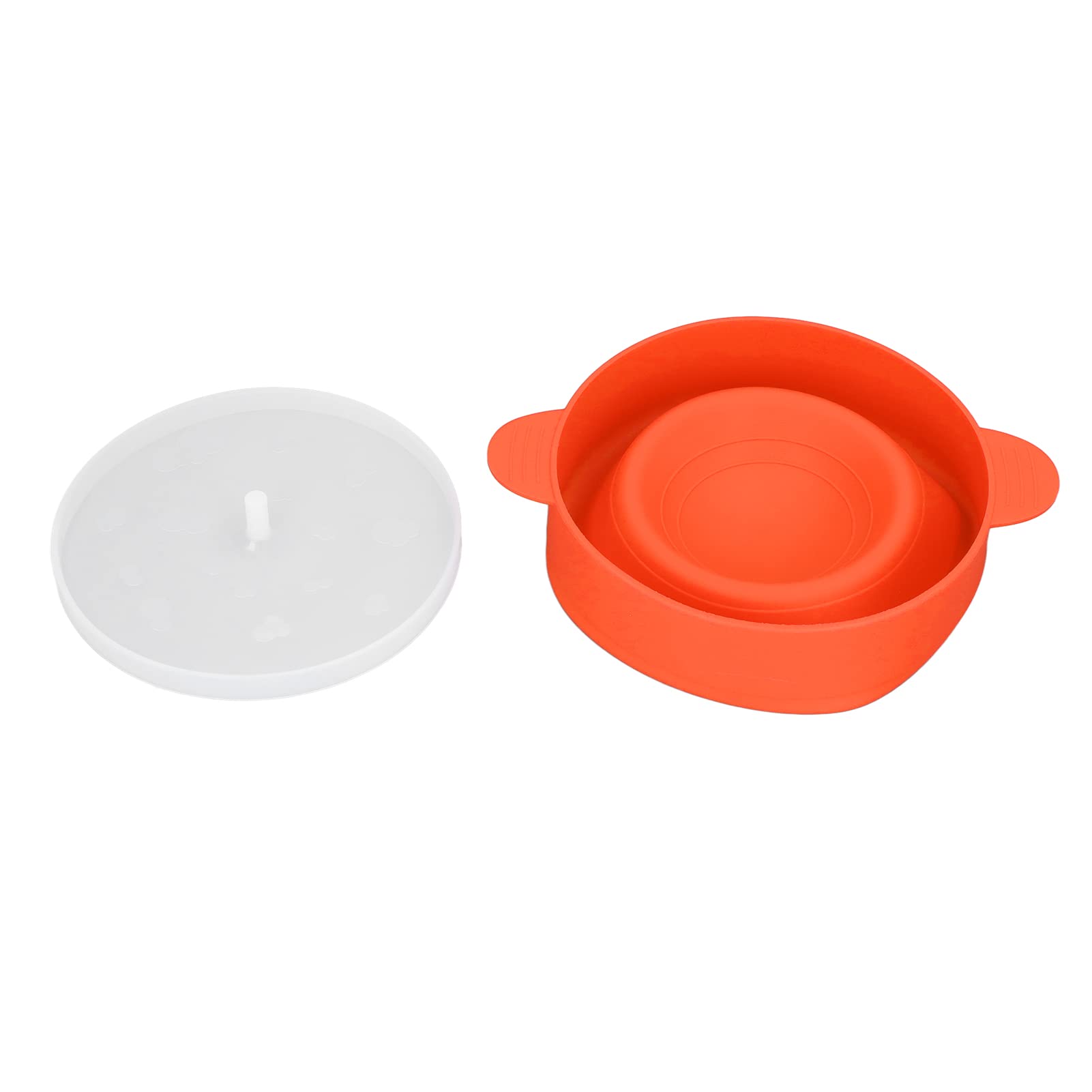 Microwave Popcorn Maker - BPA-Free Food Grade Silicone Popcorn Bowl for Oven & Microwave (-40℃ to +230℃) - DIY Homemade Healthy Snacks for Movie Nights & Family Gatherings (Orange)