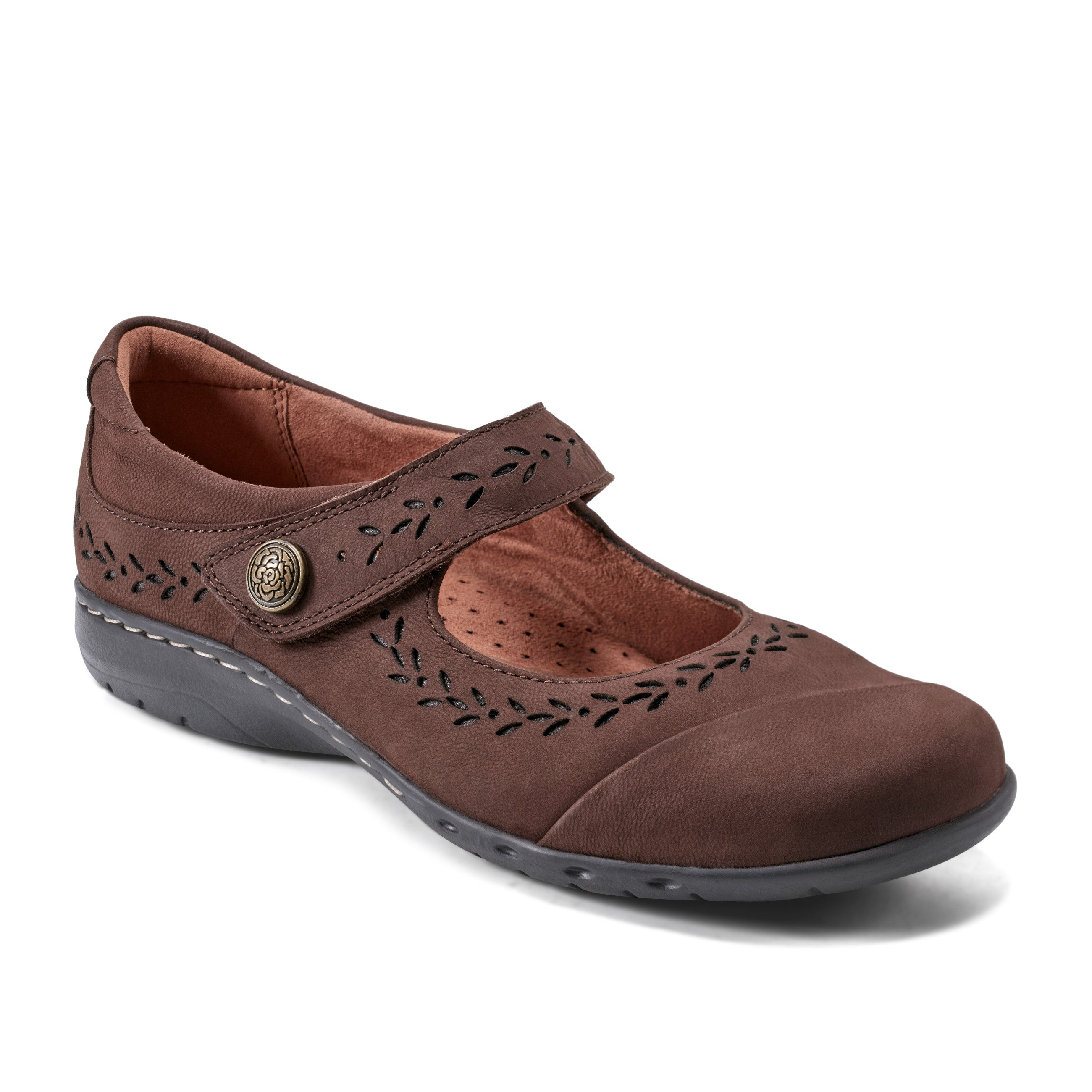 Women's Perry Casual Mary Jane Ballet Flats - Comfortable Slip-On Shoes for Work, Walking & Everyday Wear