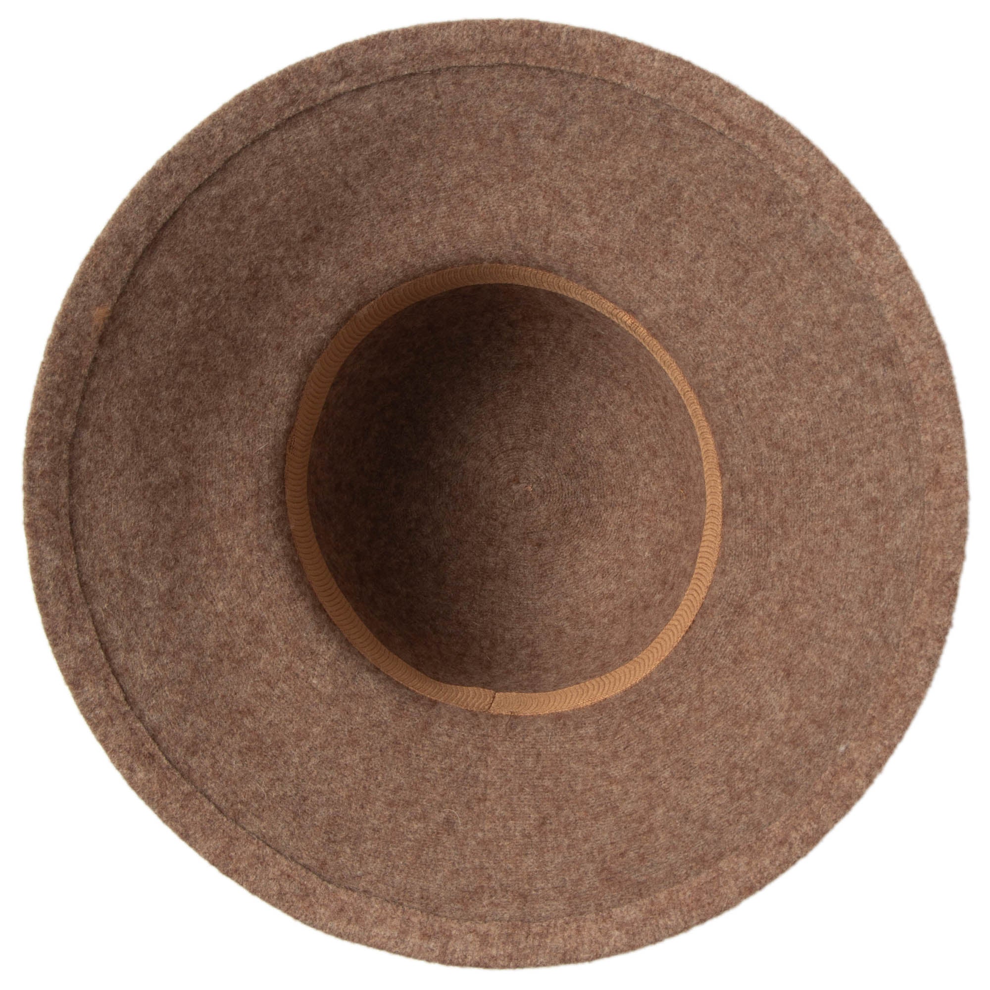 Park Lane Wool Blend Floppy Hat with Leather Cording Trim - Stylish Winter Hat for Women, Fashionable Wide Brim Sun Hat for Outdoor Activities, Beach, Travel & Casual Wear