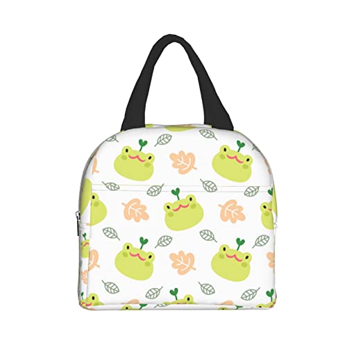 Frog With Green Leaves