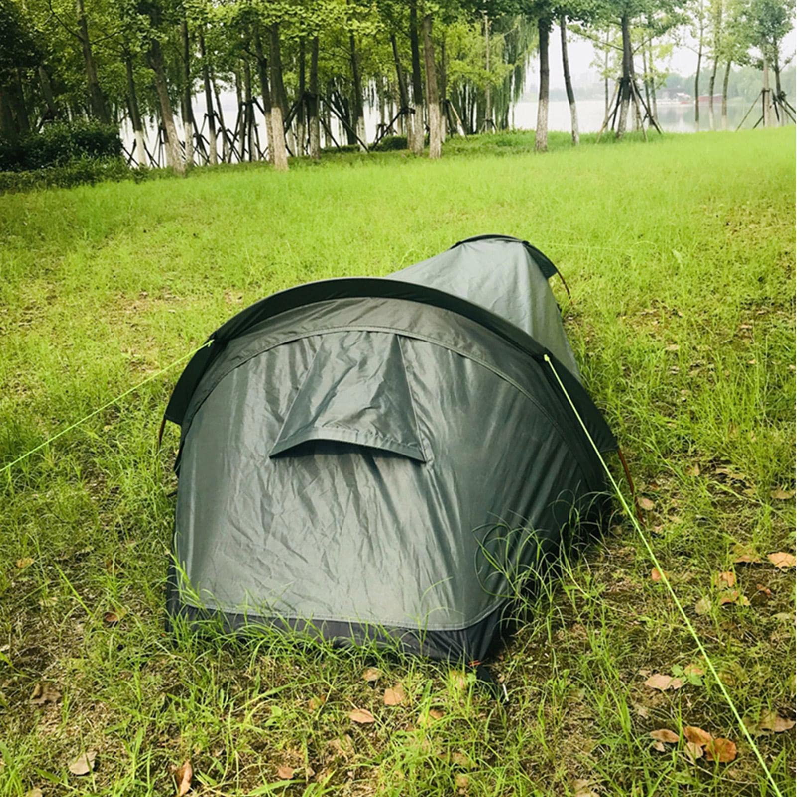 Ultralight Waterproof Bivy Tent - Compact Single Person Backpacking Sleeping Bag Shelter | 100% Waterproof Bivvy Sack for Outdoor Survival, Camping & Bushcraft | Perfect for Hiking, Mountaineering & Emergency Preparedness