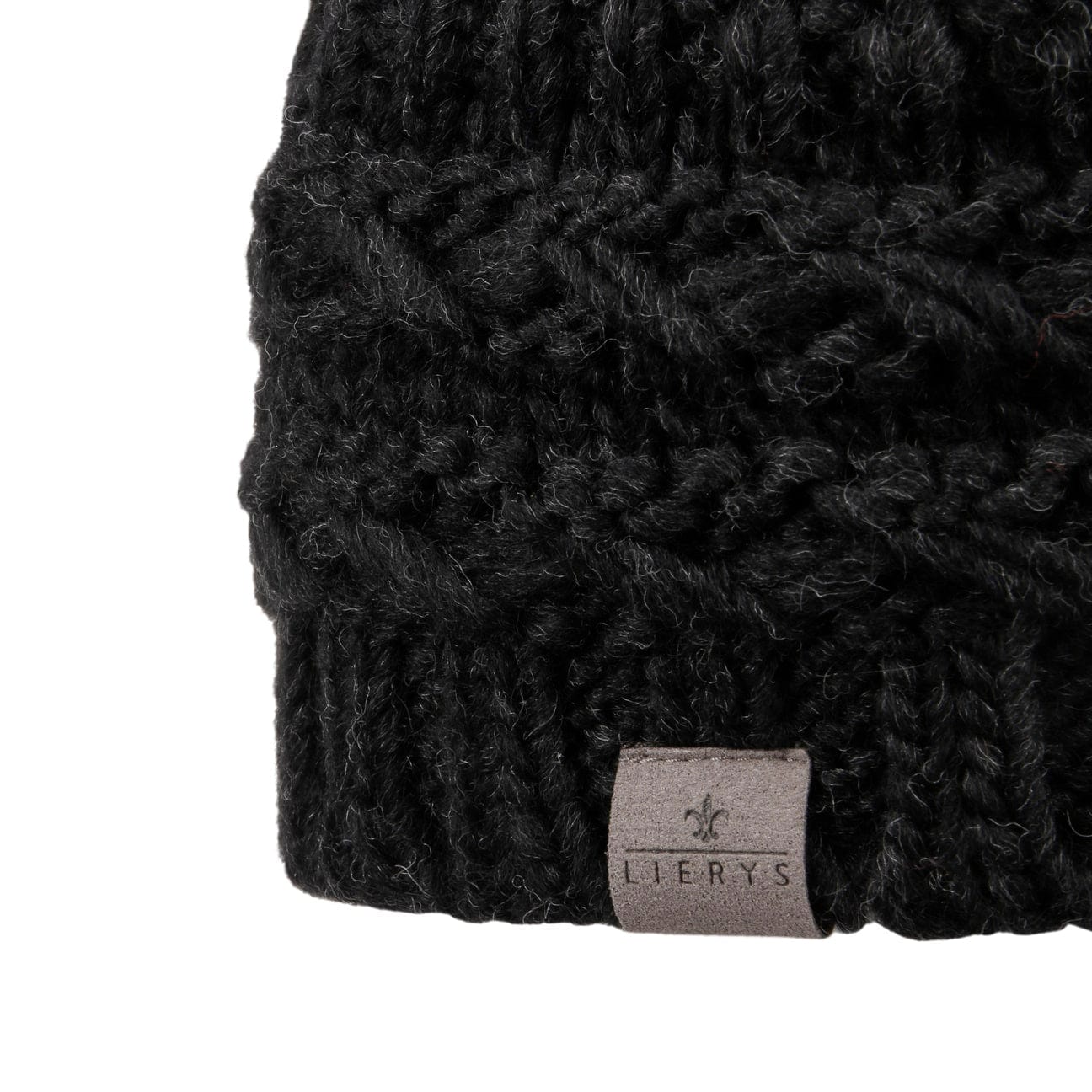 Lierys Pinea Oversize Knit Hat - Soft Chunky Cable Knit Beanie for Women & Men | Winter Warm Wool Hat for Outdoor Activities, Skiing & Snowboarding