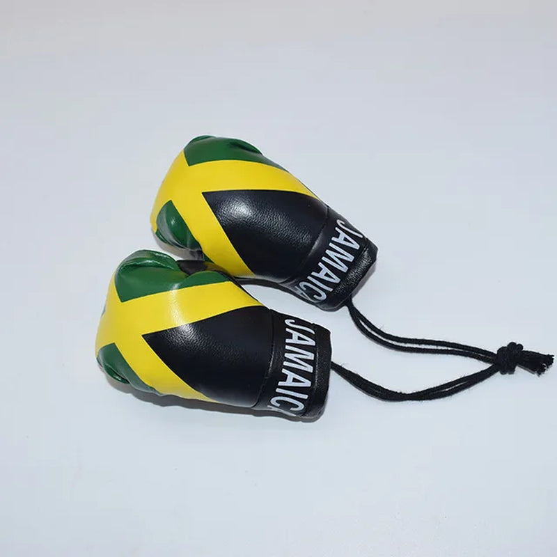 Baby Boxing Gloves for Newborn Photography Props - Mini Simulation Boxing Gloves & Flags for Infant Photo Shoot Decorations | Perfect for 1st Birthday, Sports-Themed Parties & Gender Reveal Photos