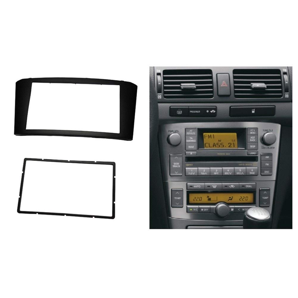Premium Double DIN Stereo Panel for Toyota Avensis 2002-2008 - Durable Radio Dash Installation Kit with Face Bezel | Perfect for Car Audio Upgrades & DIY Installations