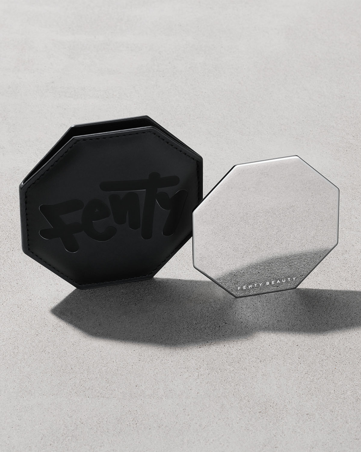 Portable Mini Mirror with Protective Sleeve - Compact Travel Makeup Mirror for Purse, Gym & On-the-Go Touch Ups