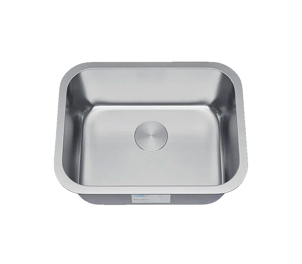 Allora USA KSN 2318 23x18x9 Undermount Single Bowl Stainless Steel Kitchen Sink - Durable & Stylish for Modern Kitchens, Perfect for Cooking & Cleaning