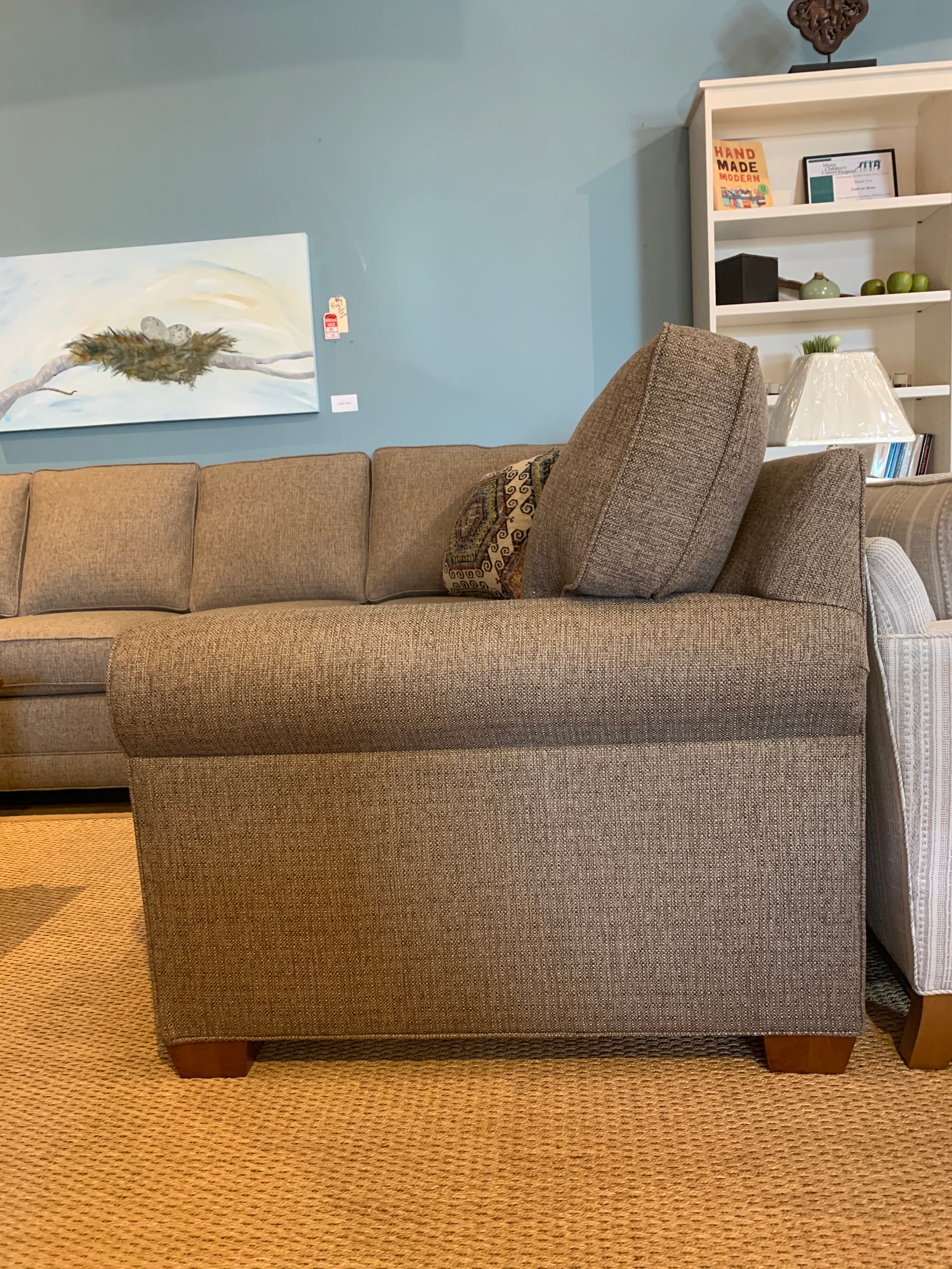 Temple Tailor Made 6600 Sock Arm Sectional Sofa - Premium Showroom Quality for Living Room & Home Theater Comfort