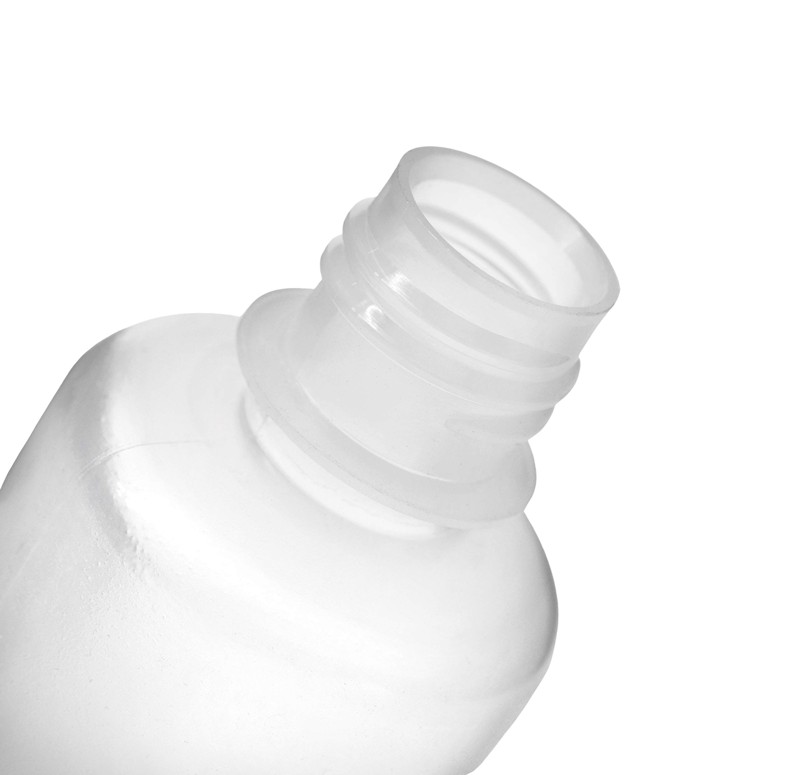 EISCO 6PK 60ml Narrow Mouth Reagent Bottles with Screw Cap - Polypropylene Translucent Lab Bottles for Chemistry Experiments & Science Classrooms