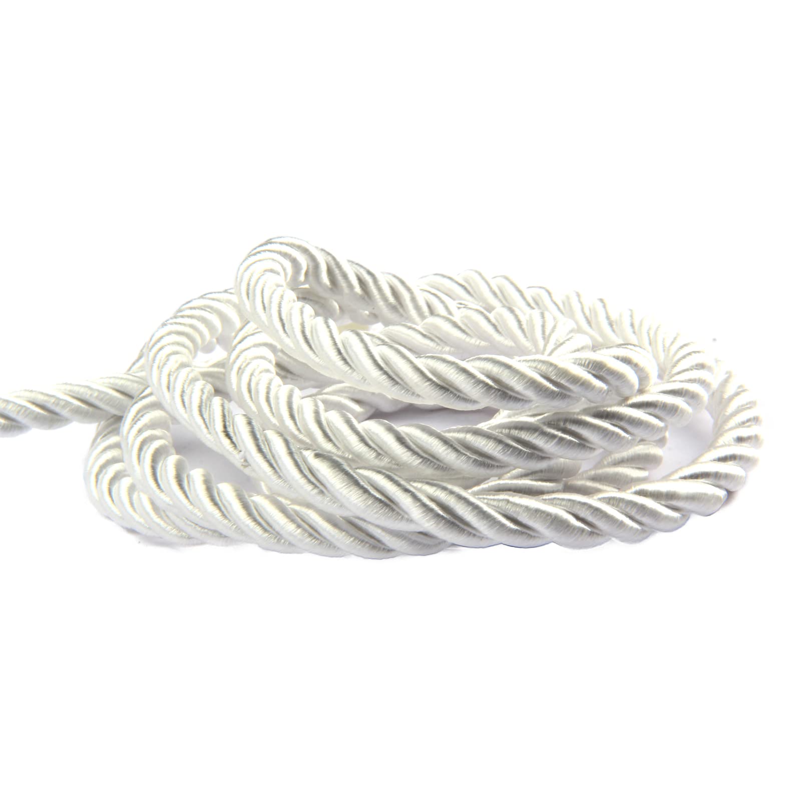 8mm / 10 Yards Nylon Twisted Rope Cord - Strong Durable String for DIY Home Decor, Craft Projects & Costume Making | Perfect for Macrame, Jewelry Making & Gift Wrapping