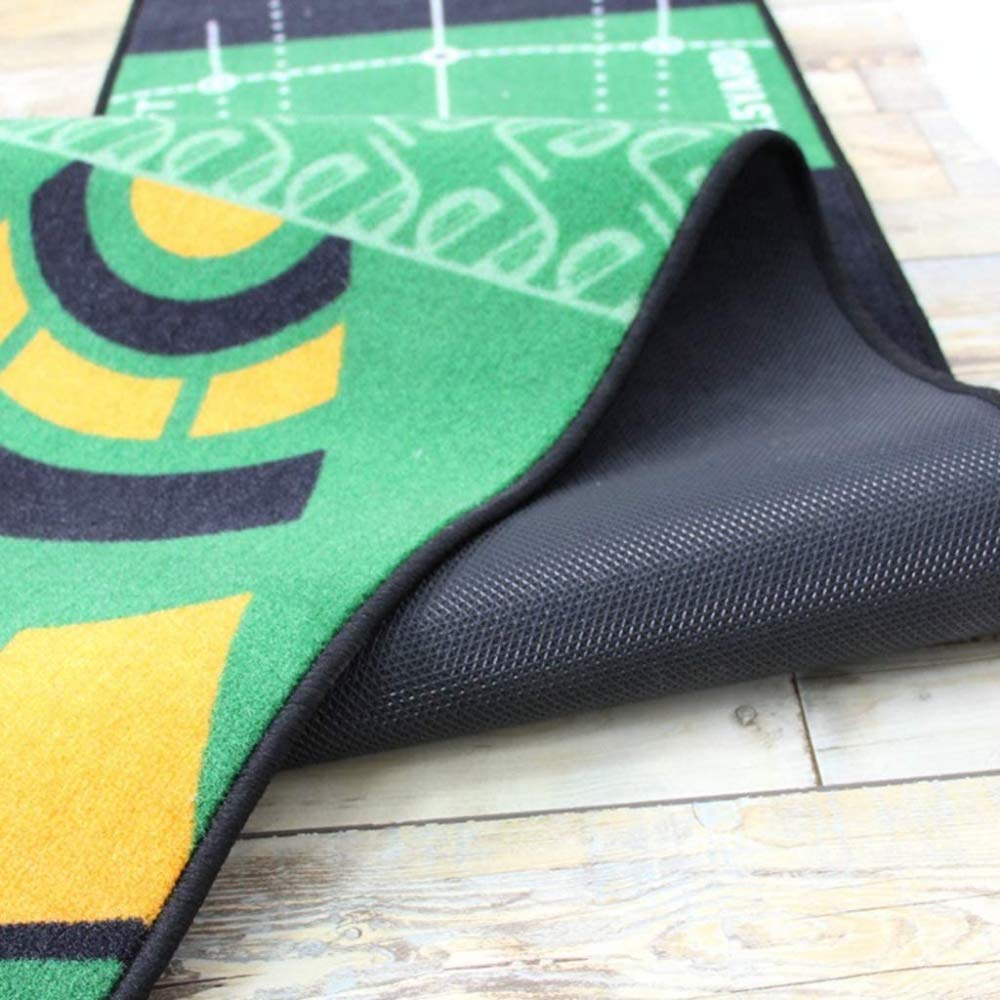 Premium Golf Putting Mat for Indoor & Outdoor Practice - 10ft Putting Training Mat with Alignment Rulers | Perfect for Home, Office & Backyard Golf Training | Improve Short Game Skills