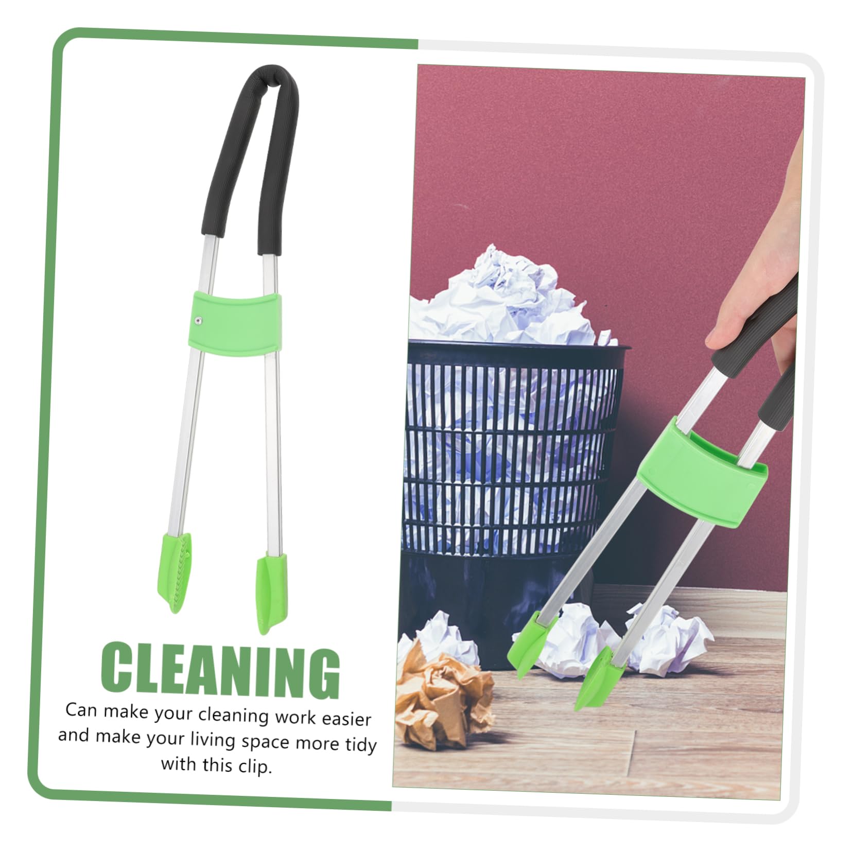 Stainless Steel Trash Grabber with Comfort Grip - 32